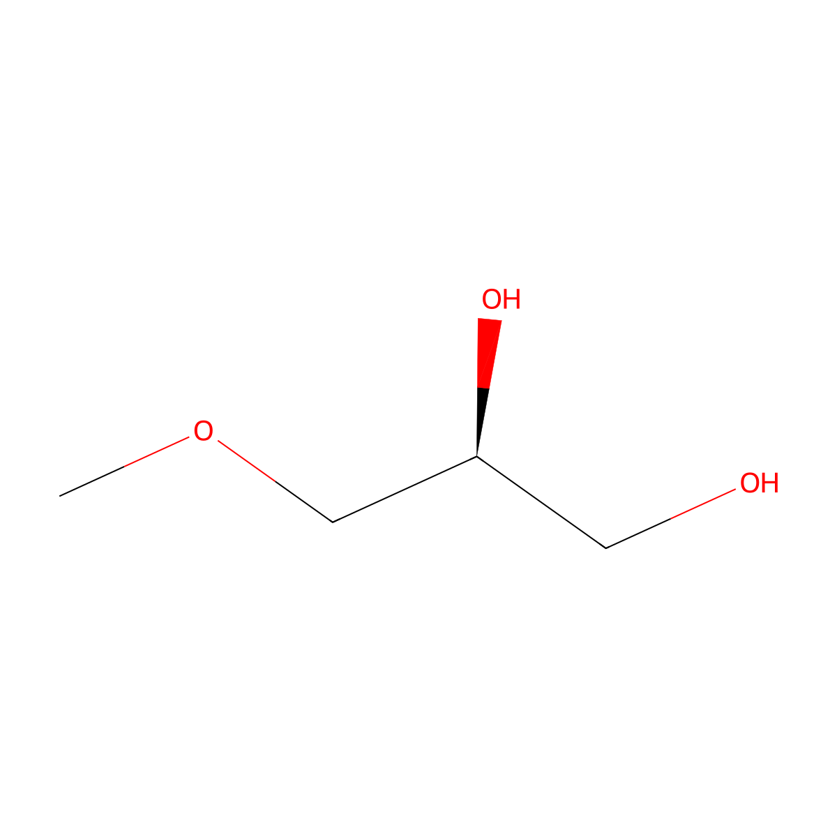 (2S)-3-methoxypropane-1,2-diol molecular structure, CAS 71484-94-1