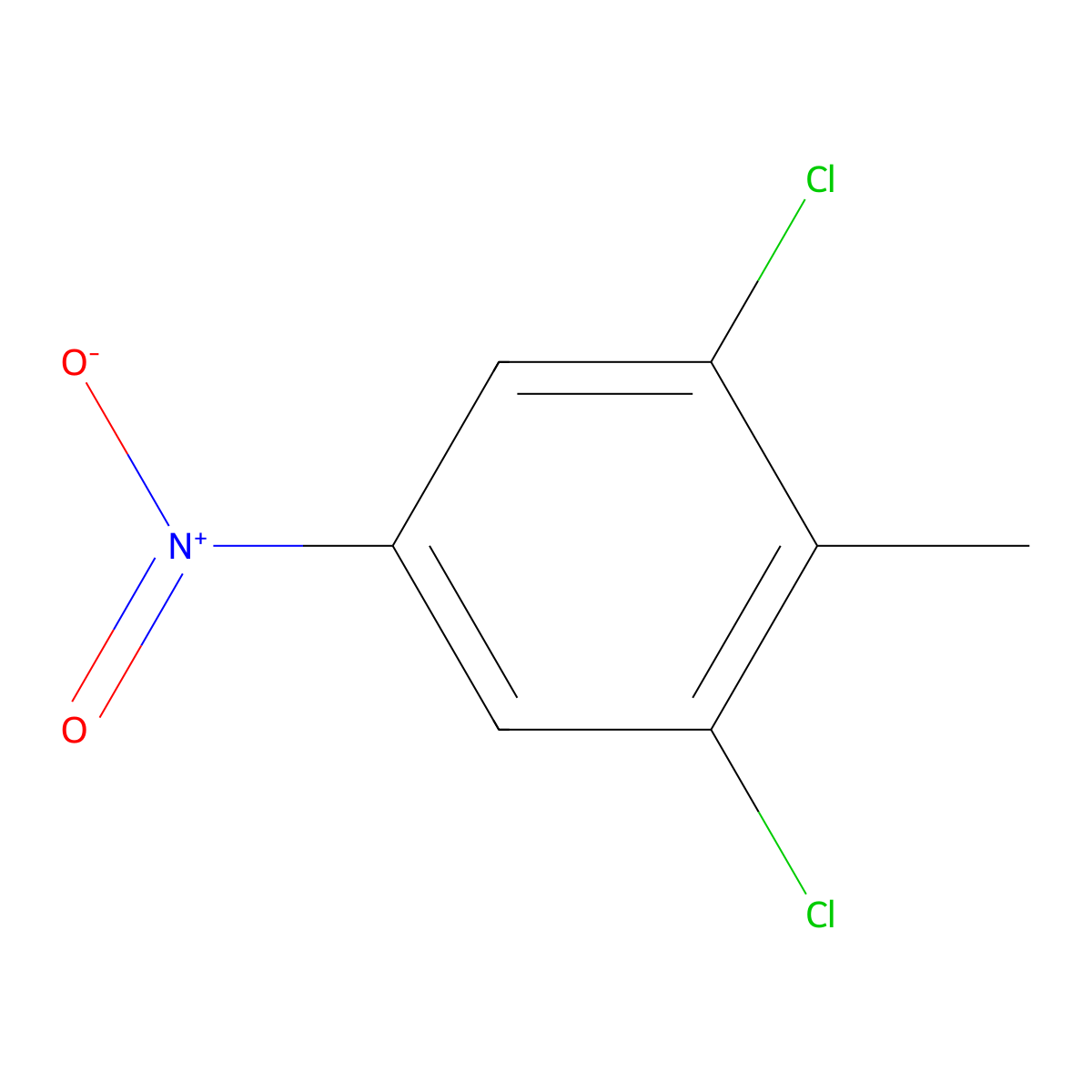 1,3-Dichloro-2-methyl-5-nitrobenzene molecular structure, CAS 7149-69-1