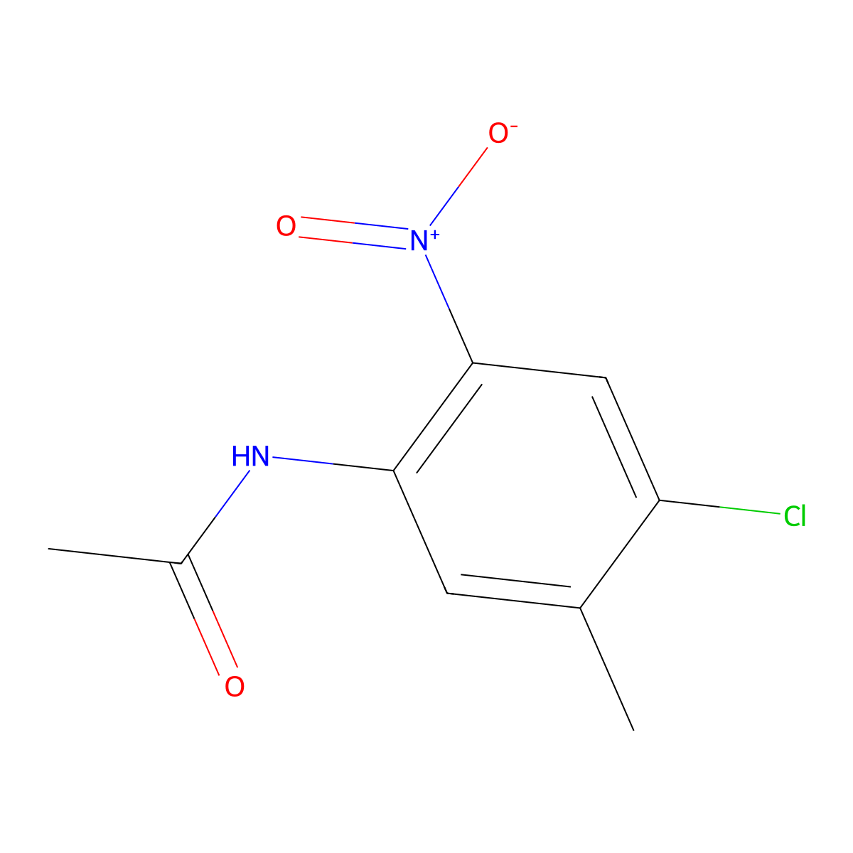 n-(4-Chloro-5-methyl-2-nitrophenyl)acetamide molecular structure, CAS 7149-74-8