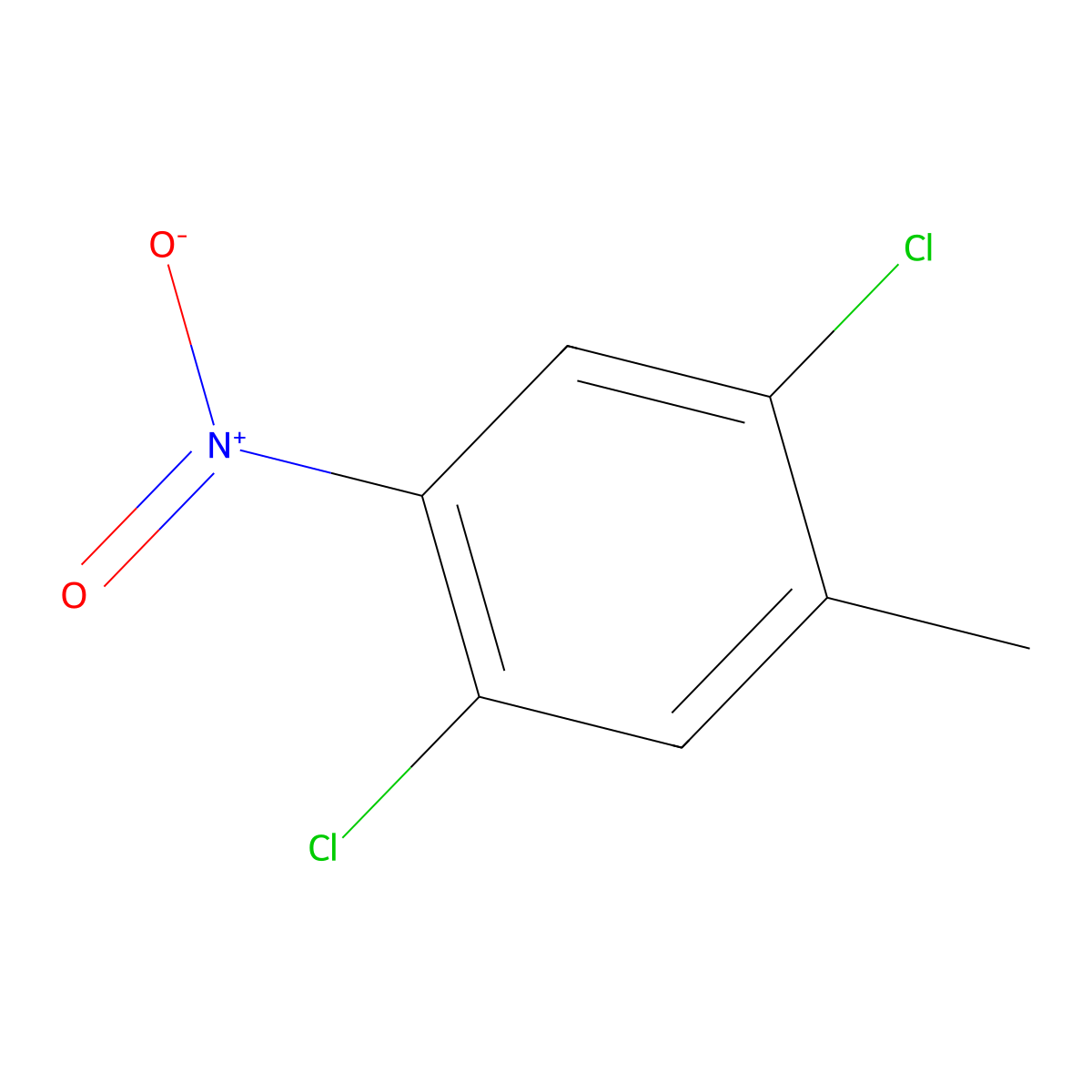 1,4-Dichloro-2-methyl-5-nitrobenzene molecular structure, CAS 7149-76-0