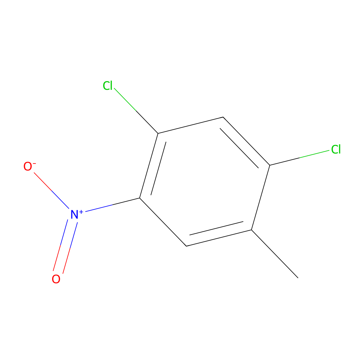 1,5-Dichloro-2-methyl-4-nitrobenzene molecular structure, CAS 7149-77-1