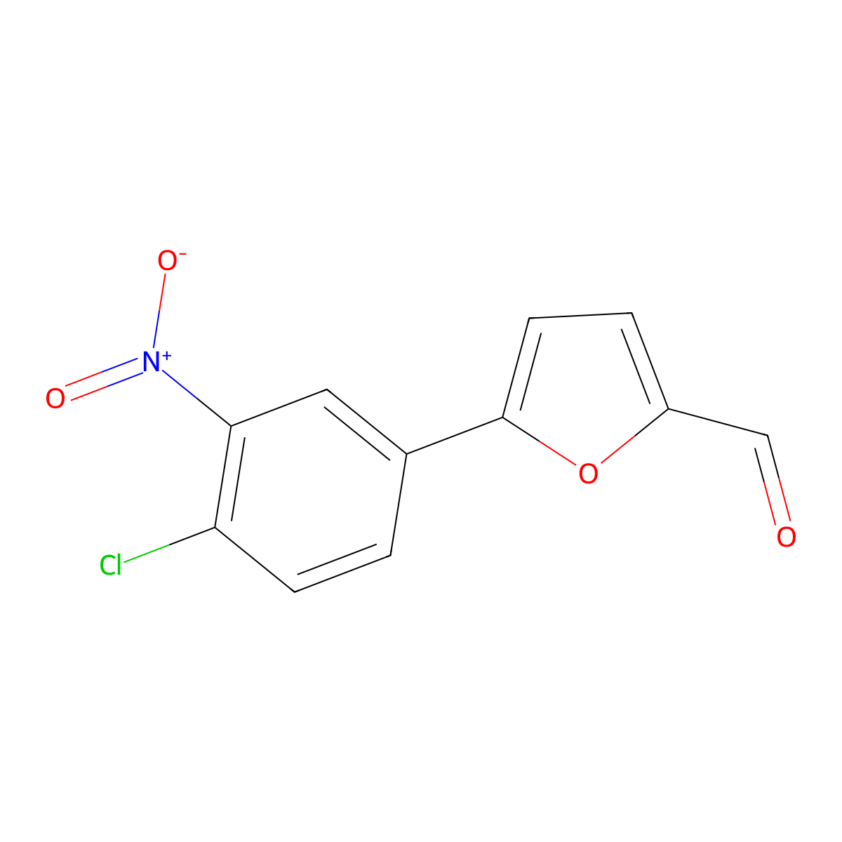 5-(4-Chloro-3-nitrophenyl)furan-2-carbaldehyde molecular structure, CAS 714923-04-3