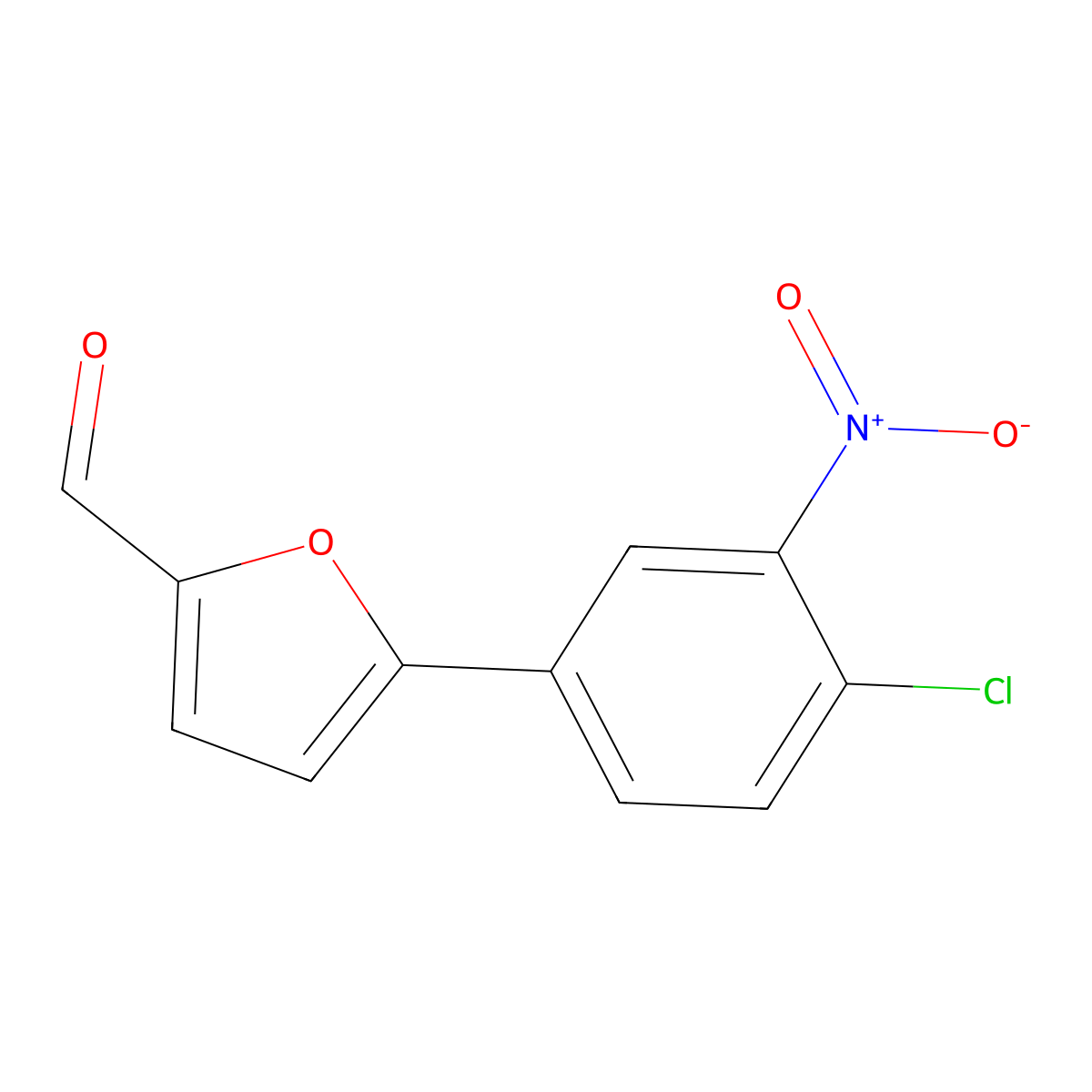 5-(4-Chloro-3-nitrophenyl)furan-2-carbaldehyde molecular structure, CAS 714923-04-3