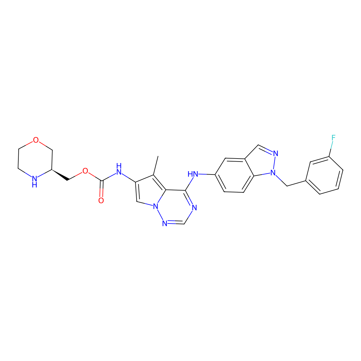 Bms-599626 molecular structure, CAS 714971-09-2