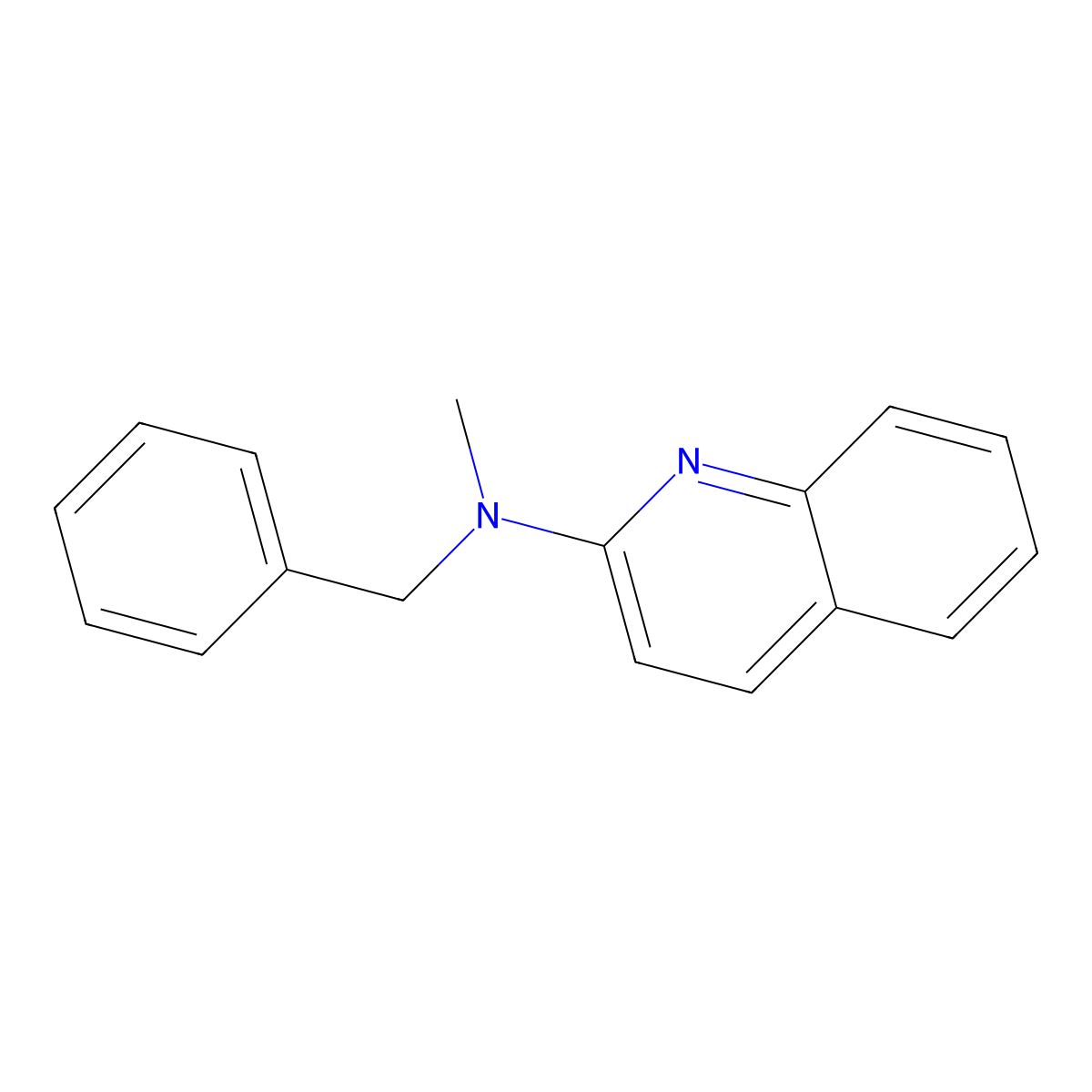 N-benzyl-N-methylquinolin-2-amine molecular structure, CAS 714975-62-9