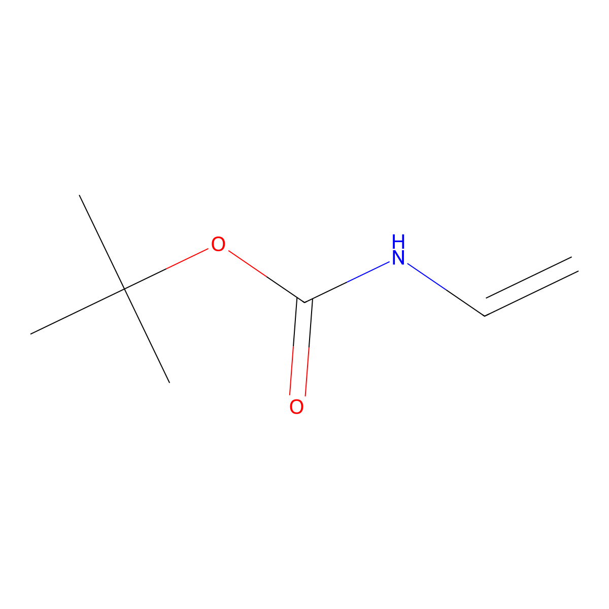 tert-butyl N-ethenylcarbamate molecular structure, CAS 7150-72-3