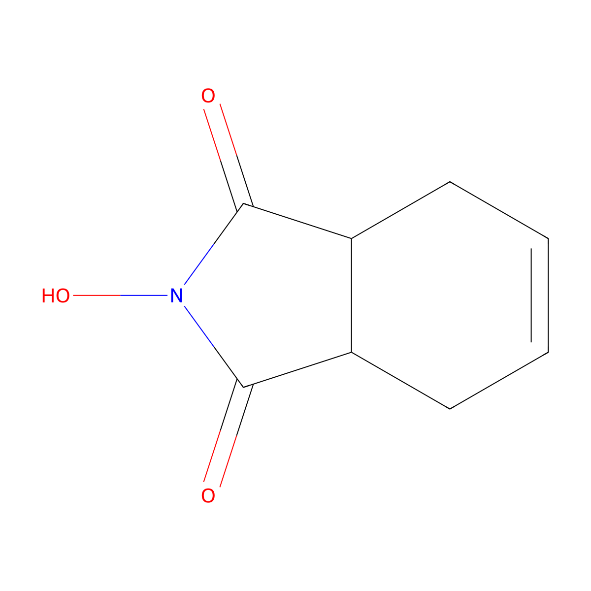 2-Hydroxy-3a,4,7,7a-tetrahydro-1H-isoindole-1,3(2H)-dione molecular structure, CAS 7151-24-8