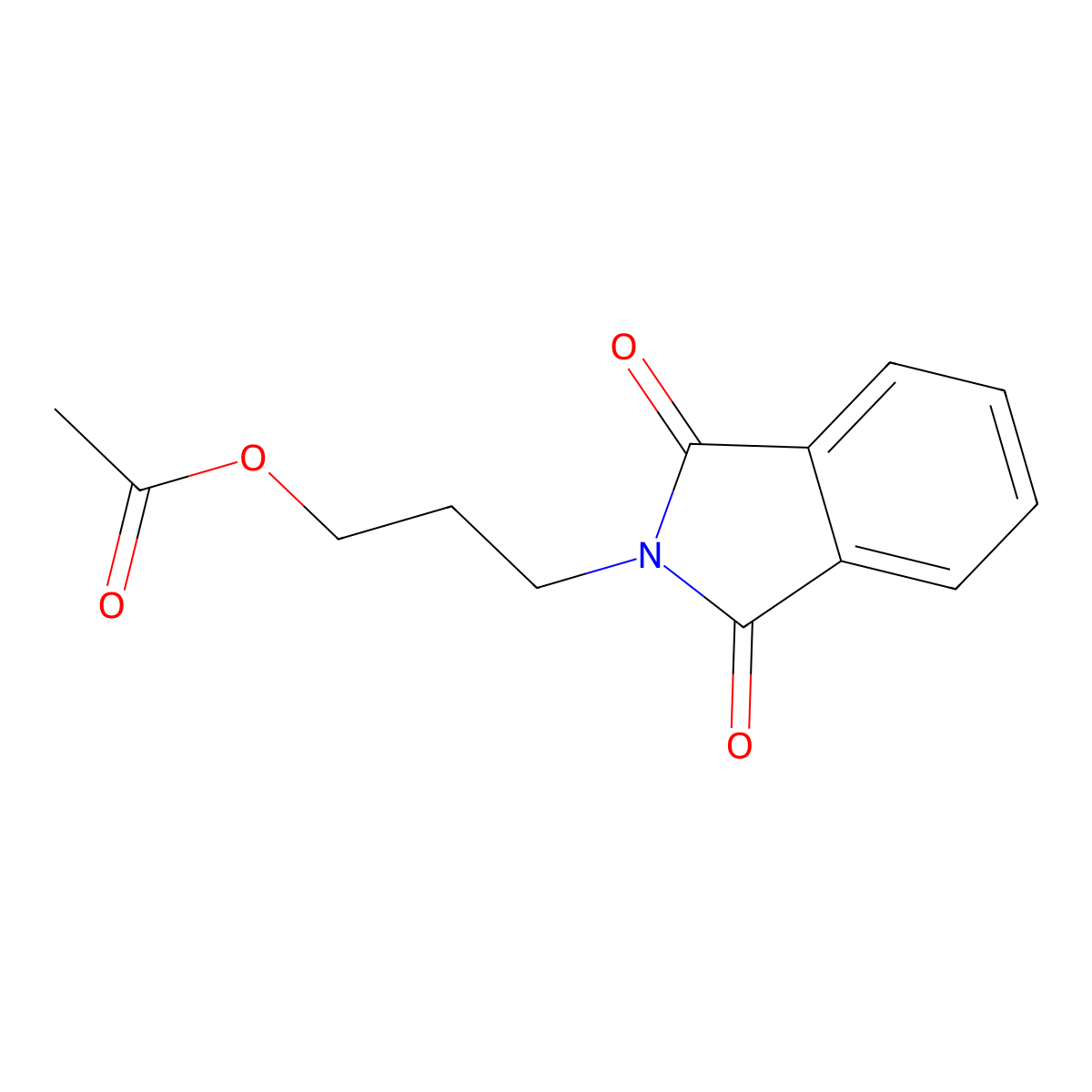 3-(1,3-Dioxoisoindol-2-yl)propyl acetate molecular structure, CAS 71510-43-5