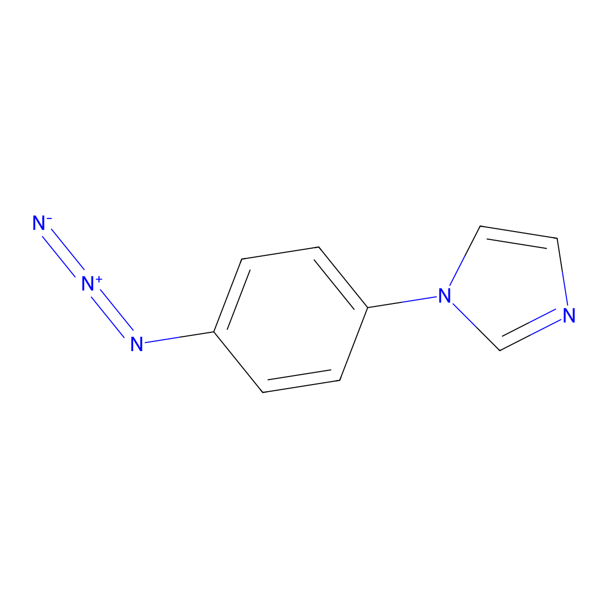 1-(4-Azidophenyl)imidazole molecular structure, CAS 71510-50-4