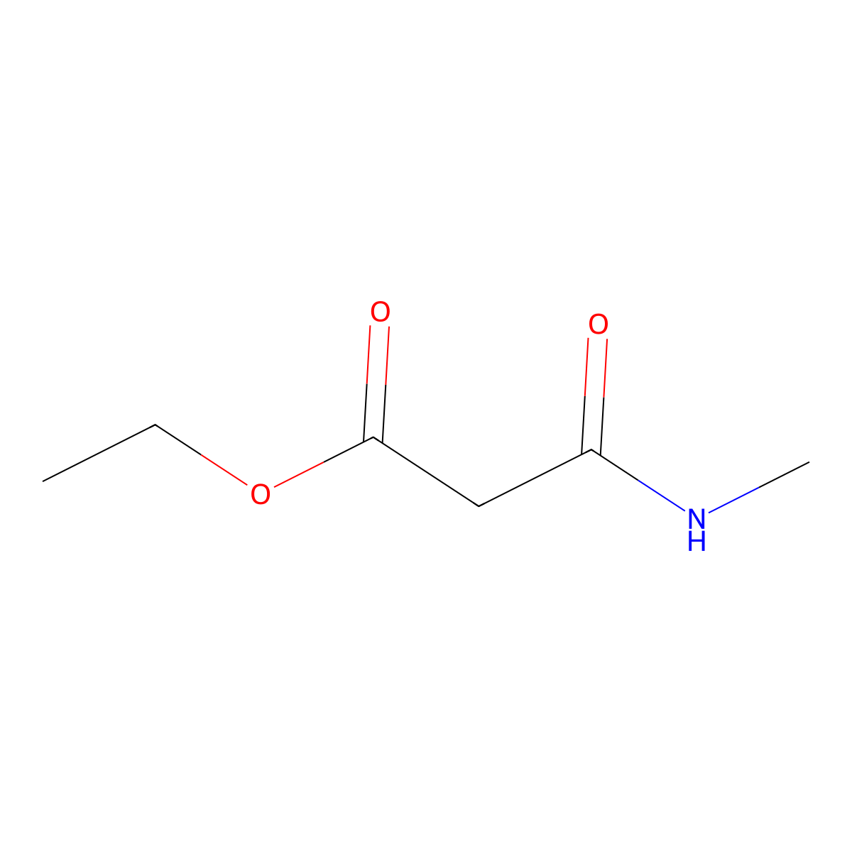 Ethyl 3-(methylamino)-3-oxopropanoate molecular structure, CAS 71510-95-7