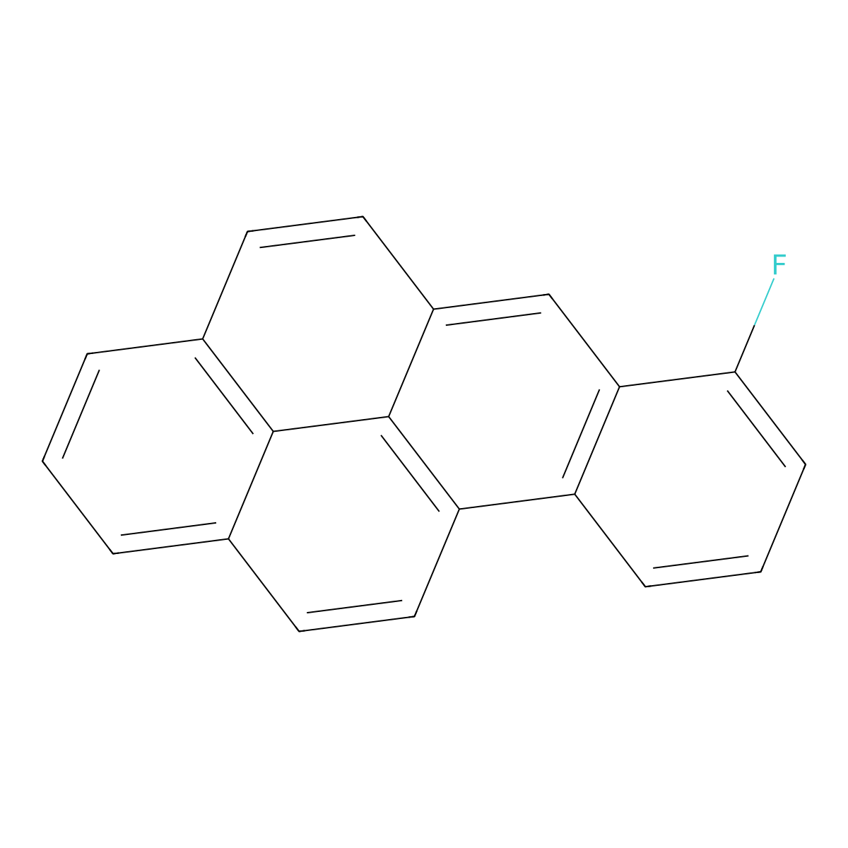 7-Fluorobenzo(a)pyrene molecular structure, CAS 71511-38-1