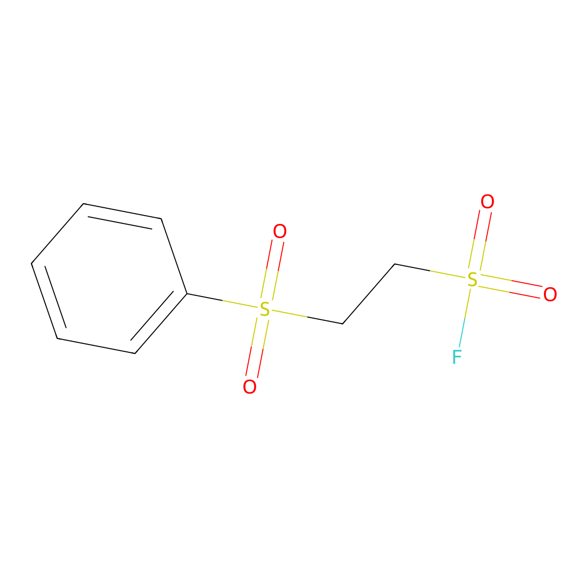 2-(Benzenesulfonyl)ethane-1-sulfonyl fluoride molecular structure, CAS 71517-44-7