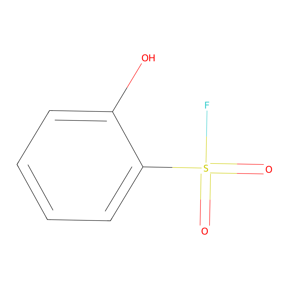 2-Hydroxybenzene-1-sulfonyl fluoride molecular structure, CAS 71517-69-6