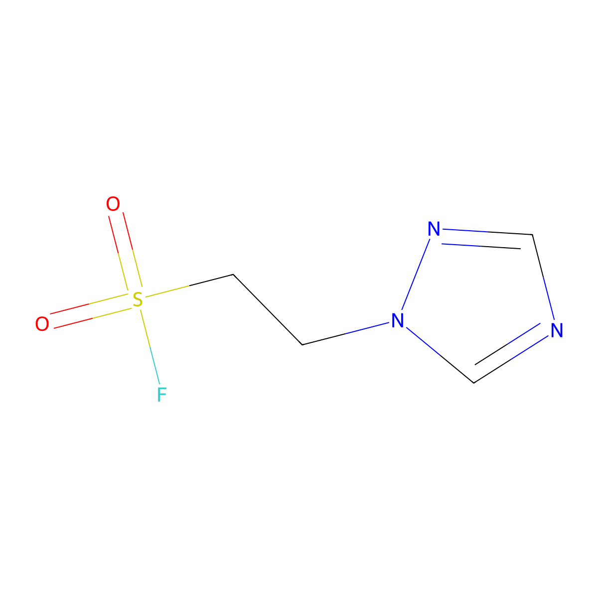 2-(1H-1,2,4-triazol-1-yl)ethane-1-sulfonyl fluoride molecular structure, CAS 71517-83-4