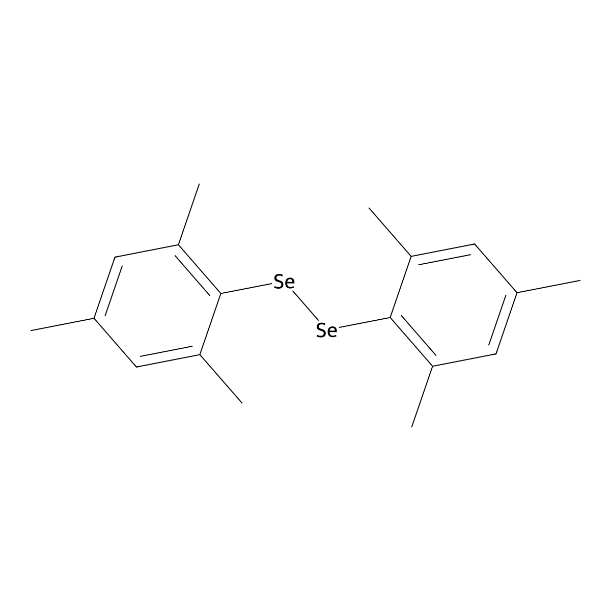1,2-Dimesityldiselane molecular structure, CAS 71518-92-8