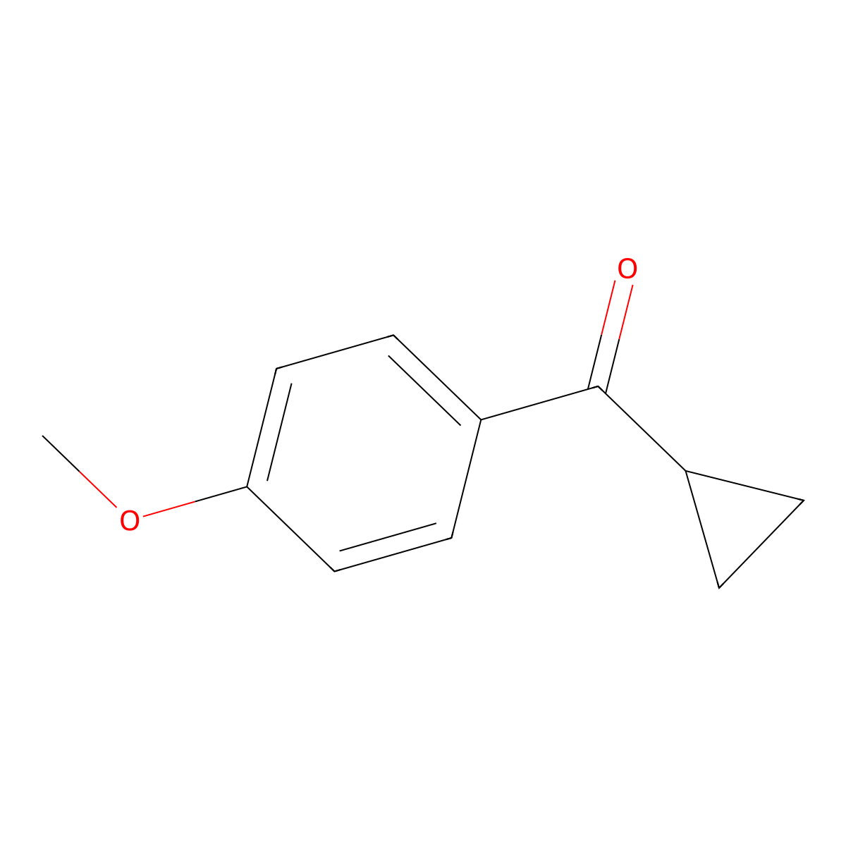 p-Anisoylcyclopropane molecular structure, CAS 7152-03-6