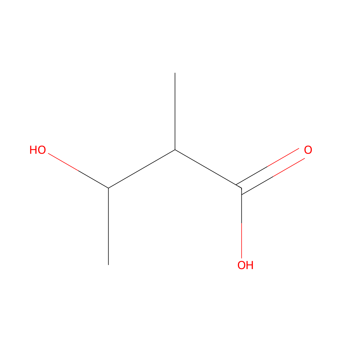 (2S,3R)-3-Hydroxy-2-methylbutanoic acid molecular structure, CAS 71526-30-2