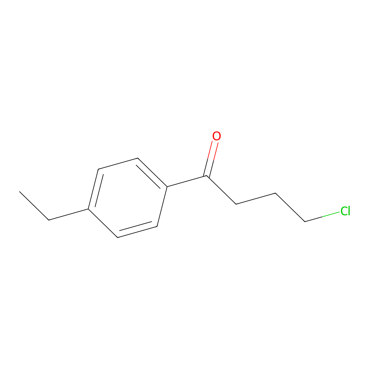 4-Chloro-4'-ethylbutyrophenone molecular structure, CAS 71526-83-5