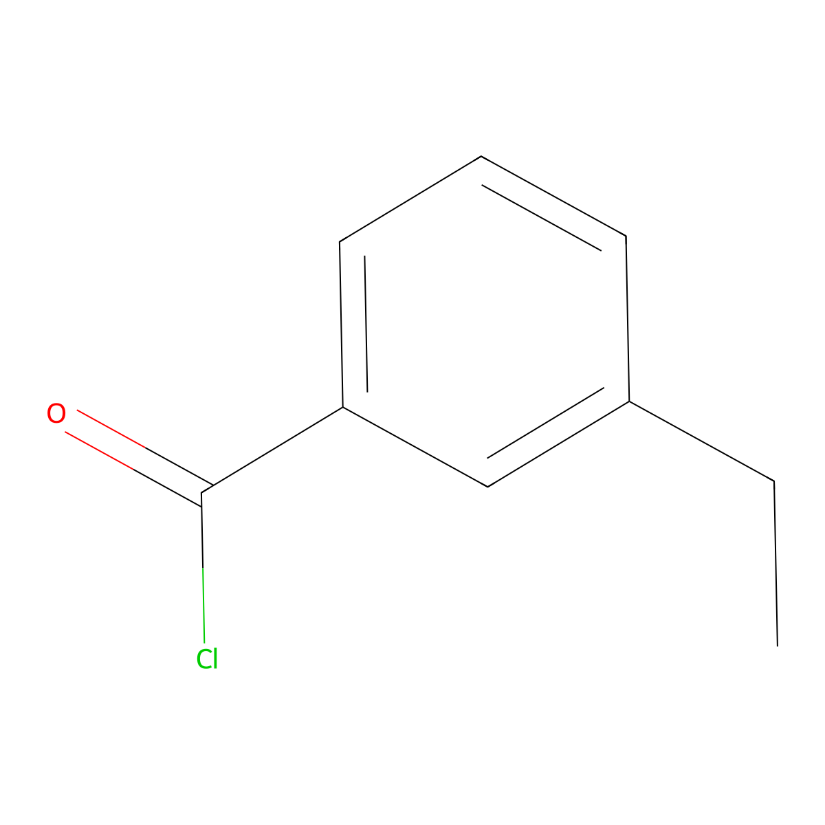 3-Ethylbenzoyl chloride molecular structure, CAS 71527-31-6