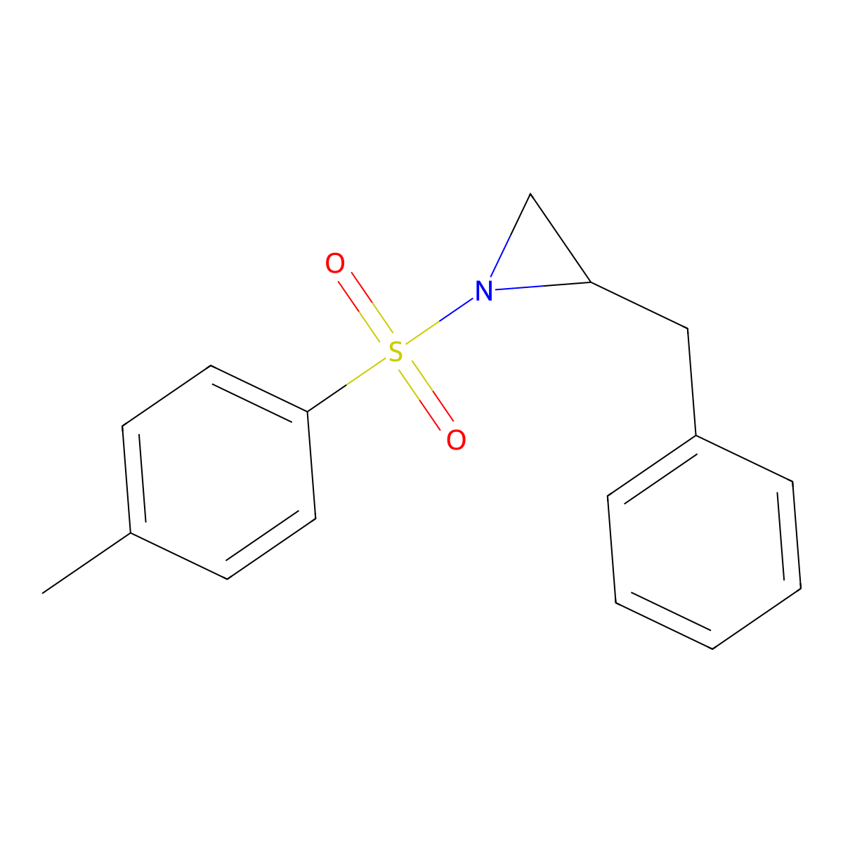 2-Benzyl-1-(4-methylbenzene-1-sulfonyl)aziridine molecular structure, CAS 71535-50-7