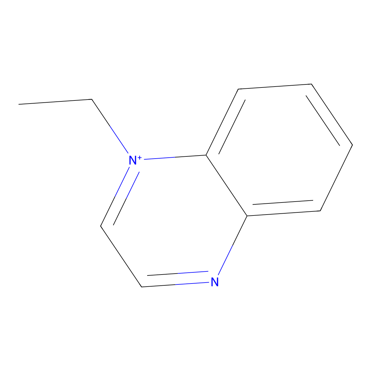 1-Ethylquinoxalin-1-ium molecular structure, CAS 71540-81-3