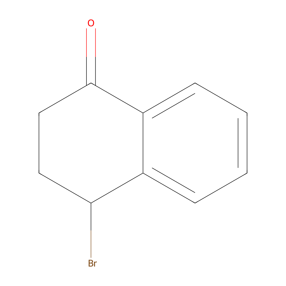 4-Bromo-3,4-dihydronaphthalen-1(2H)-one molecular structure, CAS 71545-99-8