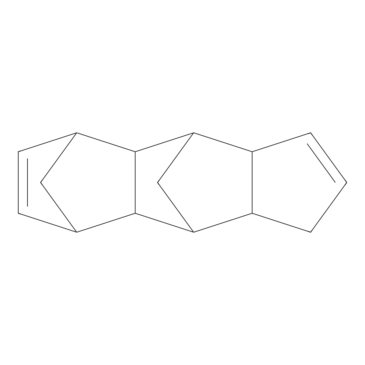 Tricyclopentadiene molecular structure, CAS 7158-25-0