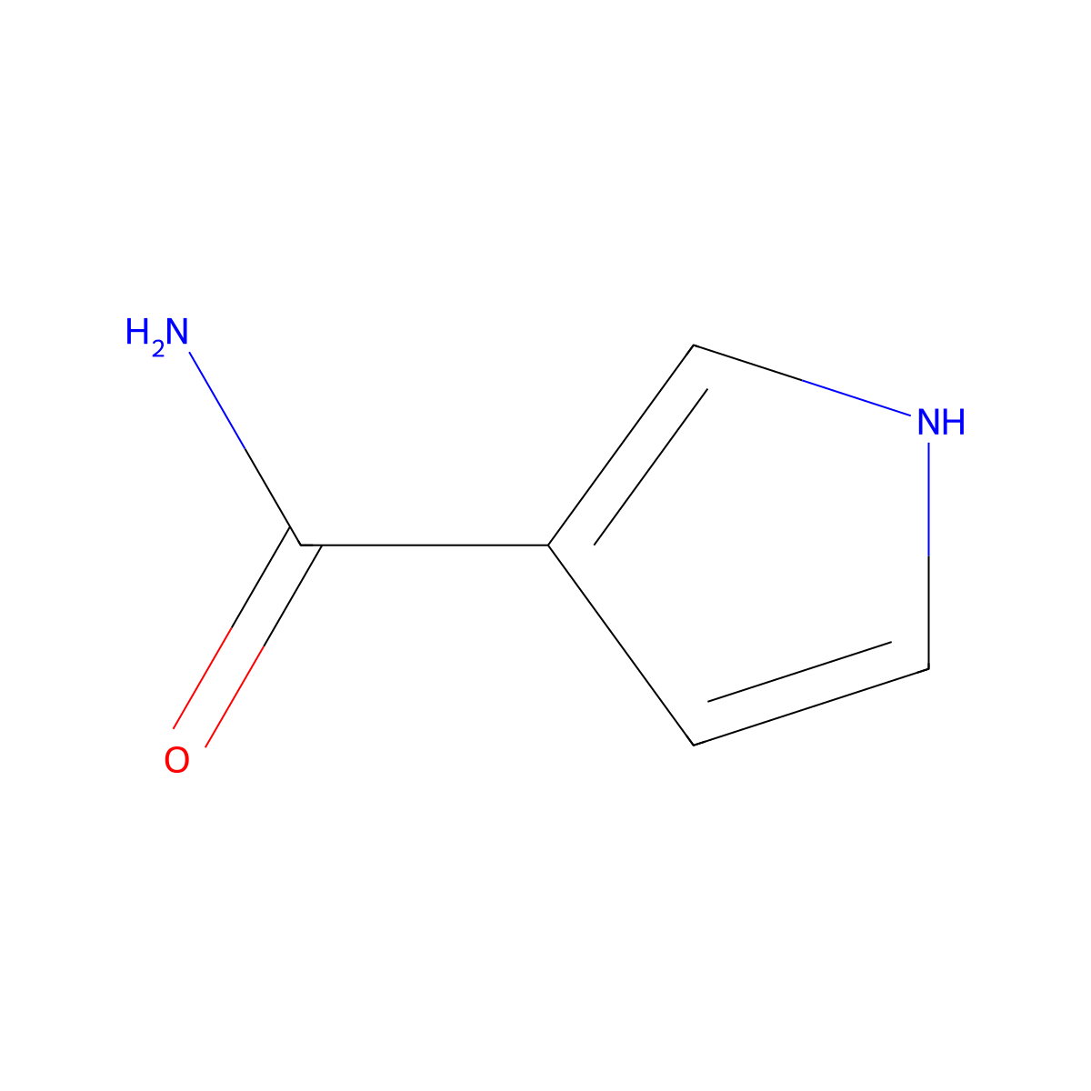 1H-pyrrole-3-carboxamide molecular structure, CAS 71580-36-4