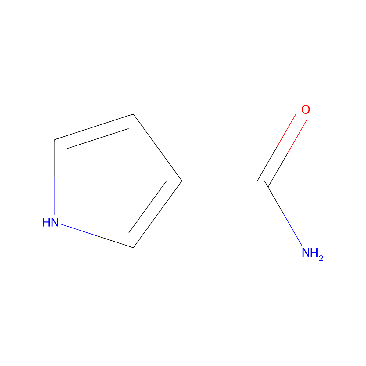 1H-pyrrole-3-carboxamide molecular structure, CAS 71580-36-4