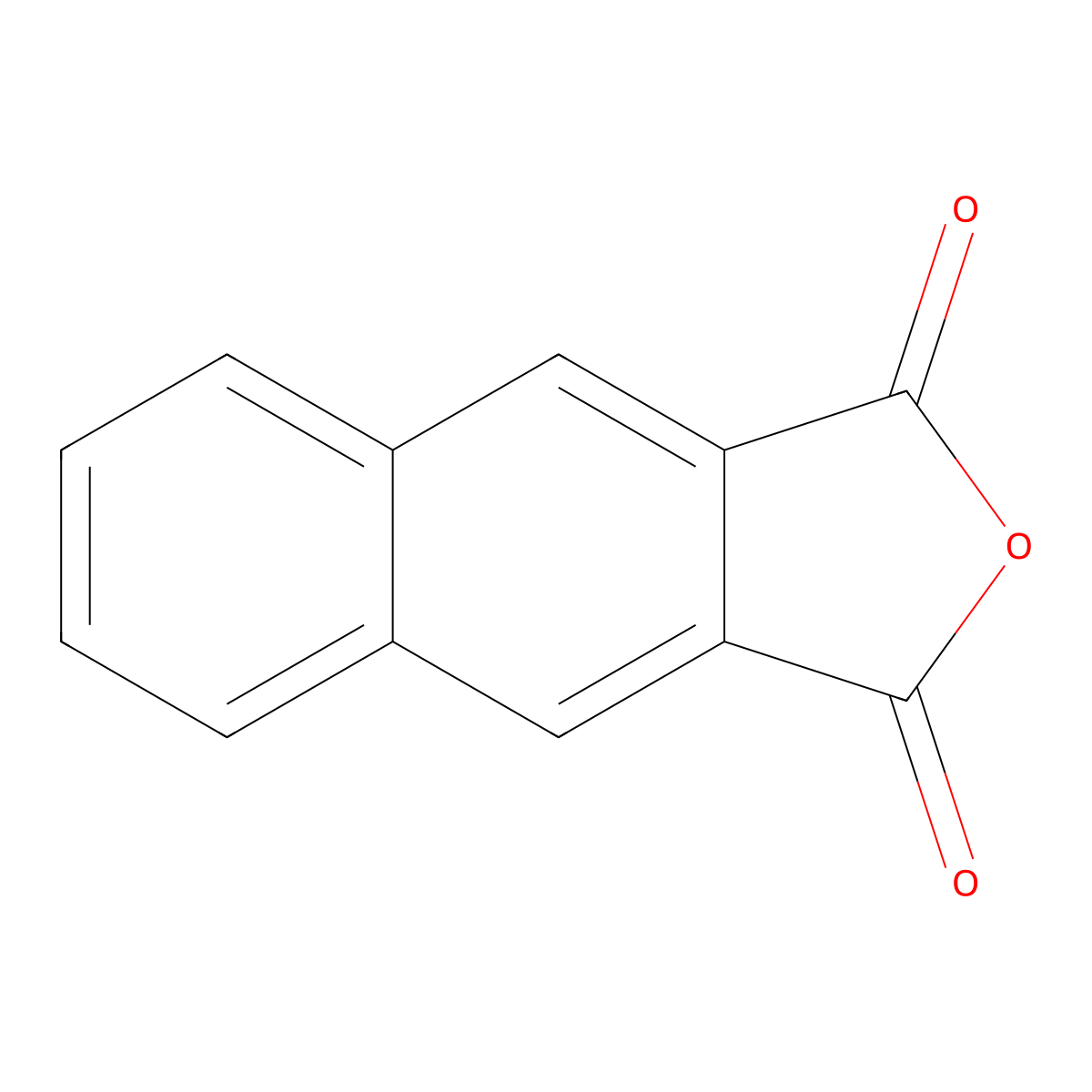 Naphtho(2,3-c)furan-1,3-dione molecular structure, CAS 716-39-2