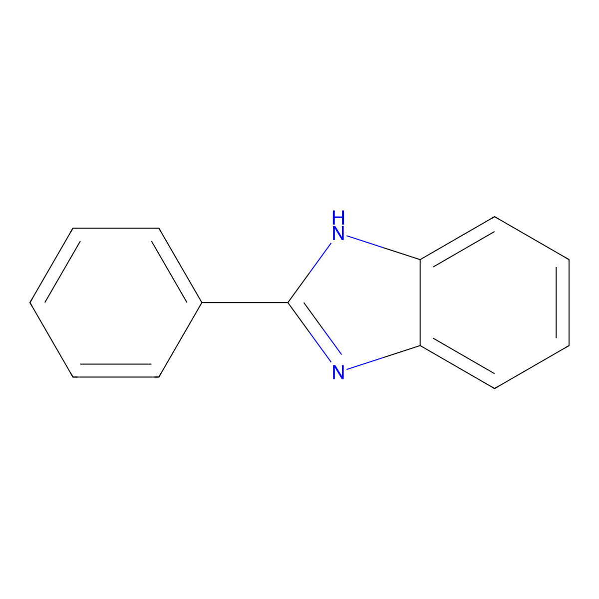 2-Phenylbenzimidazole molecular structure, CAS 716-79-0