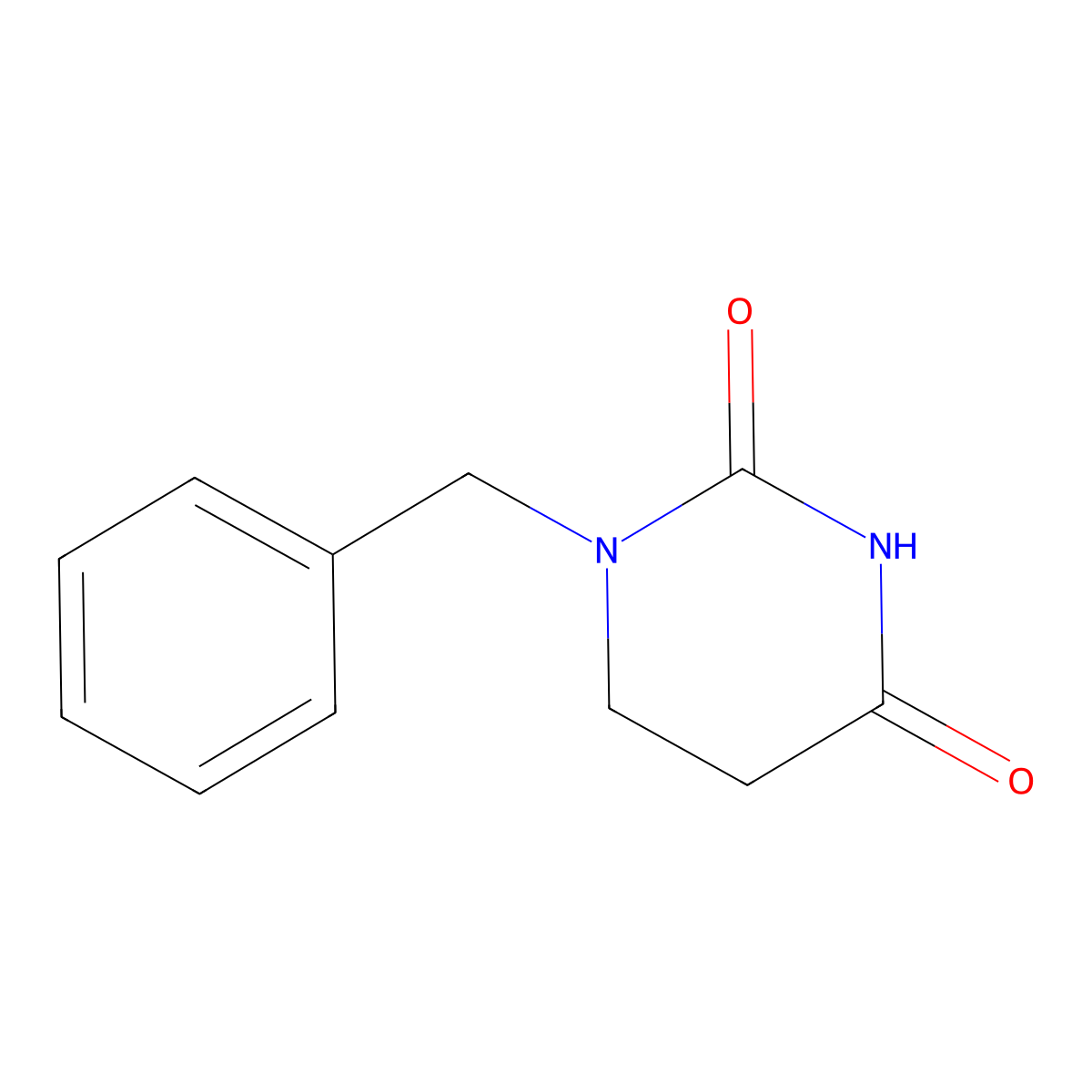 1-benzyldihydropyrimidine-2,4(1H,3H)-dione molecular structure, CAS 716-99-4