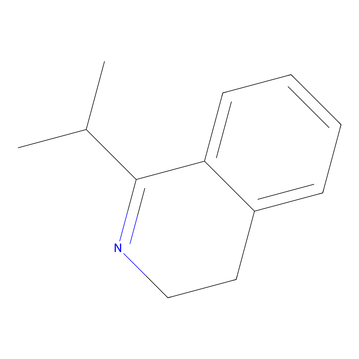 1-Isopropyl-3,4-dihydroisoquinoline molecular structure, CAS 71611-83-1