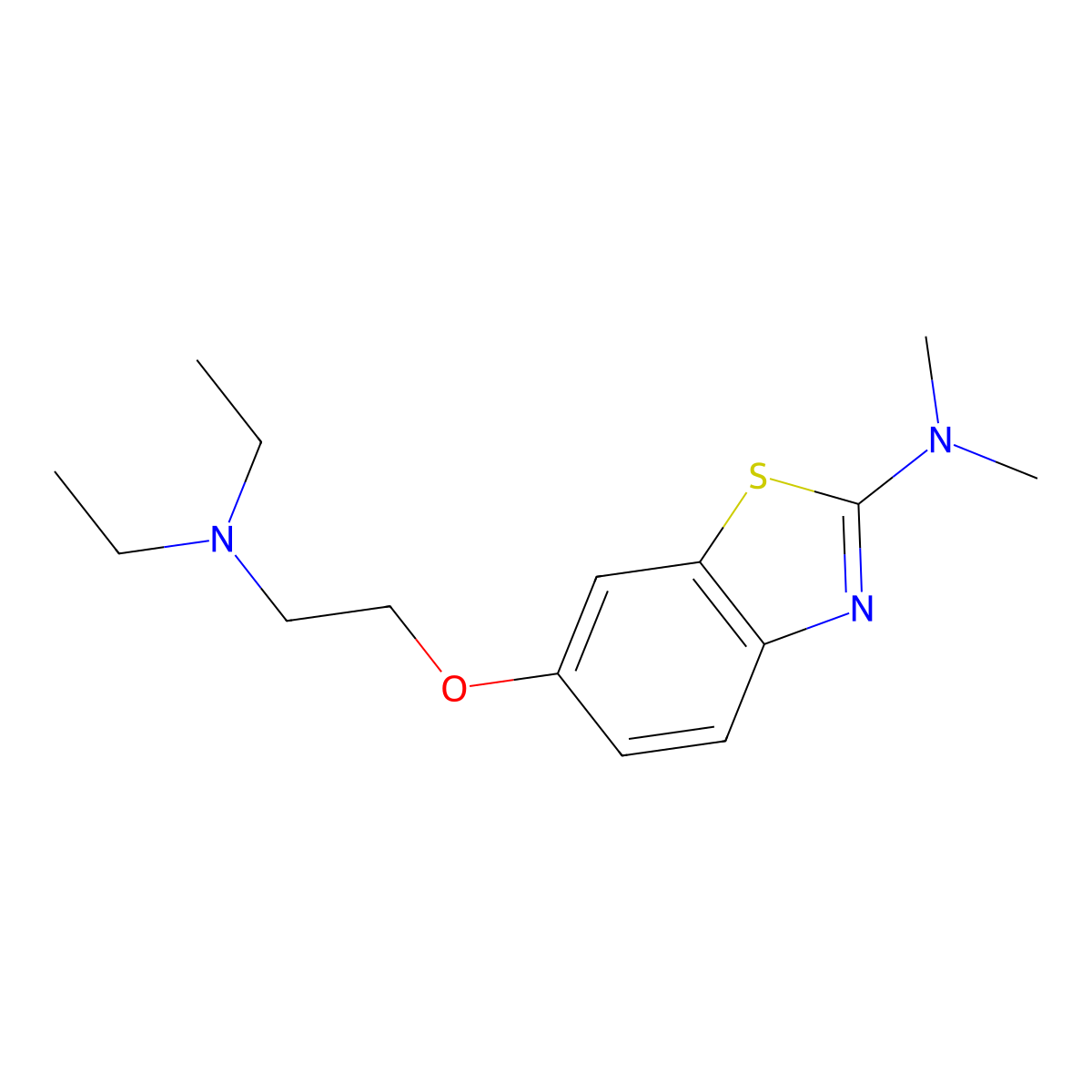 Diamthazole molecular structure, CAS 7162-33-6