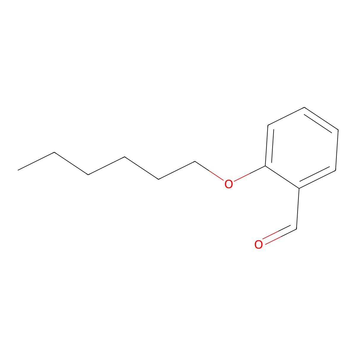 2-(Hexyloxy)benzaldehyde molecular structure, CAS 7162-59-6