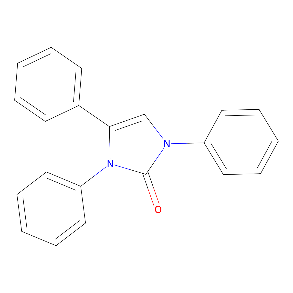 1,3,4-triphenyl-1,3-dihydro-2H-imidazol-2-one molecular structure, CAS 71624-07-2