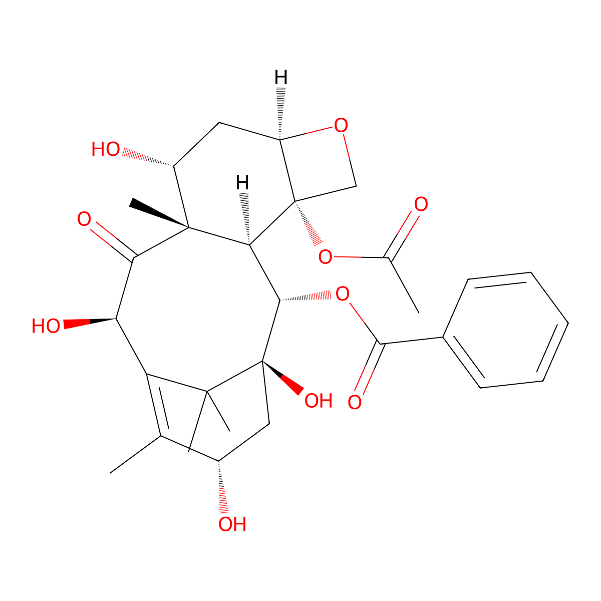 7-epi-10-Deacetylbaccatin III molecular structure, CAS 71629-92-0