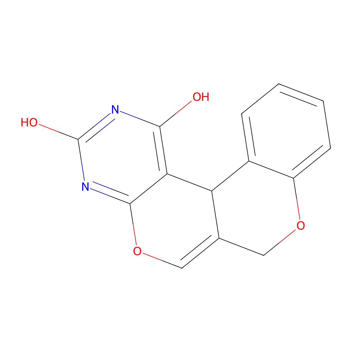 8,12-Dioxa-4,6-diazatetracyclo[8.8.0.02,7.013,18]octadeca-2(7),9,13,15,17-pentaene-3,5-dione molecular structure, CAS 716342-13-1