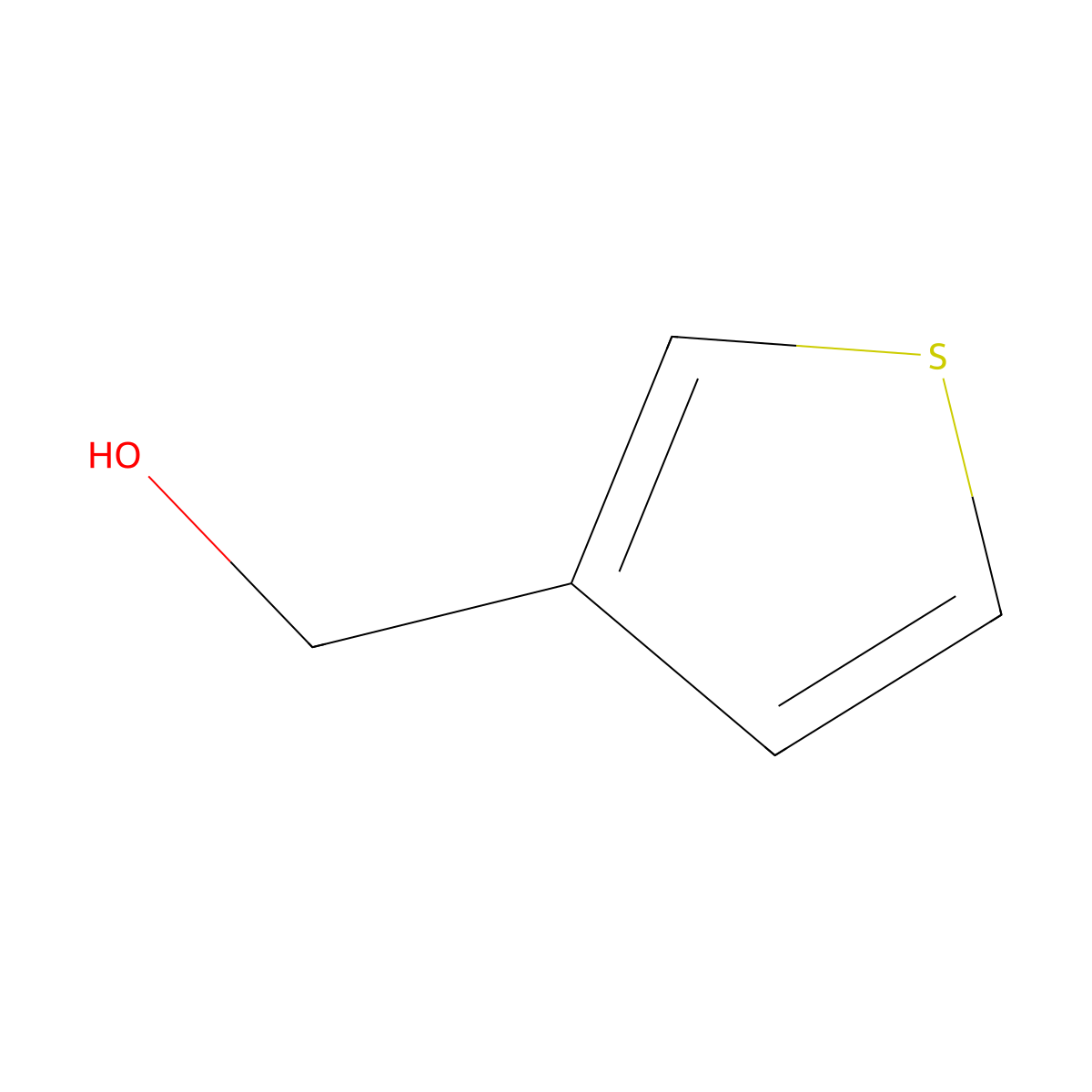Thiophene-3-methanol molecular structure, CAS 71637-34-8