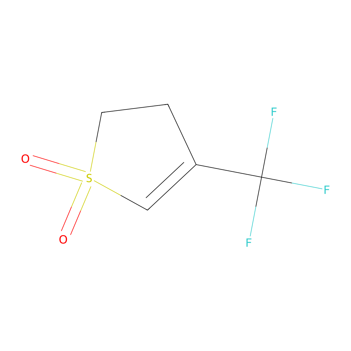 4-(Trifluoromethyl)-2,3-dihydro-1lambda6-thiophene-1,1-dione molecular structure, CAS 71654-37-0