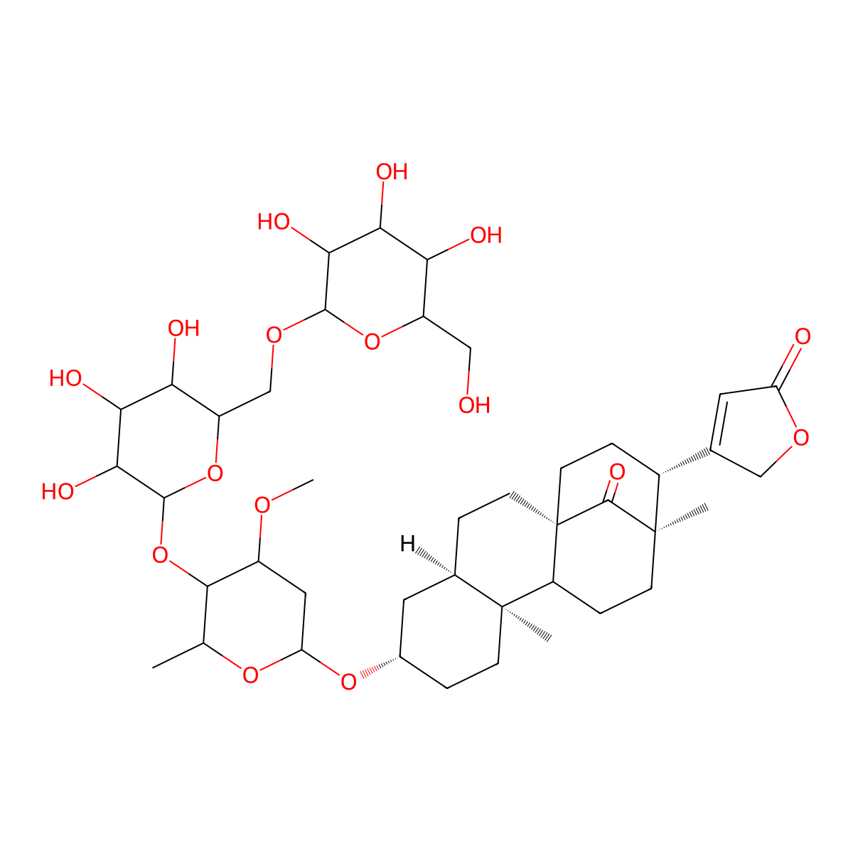 Oleaside E molecular structure, CAS 71659-75-1