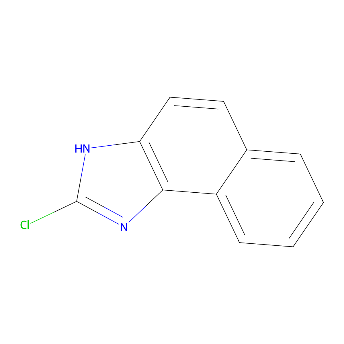 2-Chloronaphthimidazole molecular structure, CAS 71670-67-2
