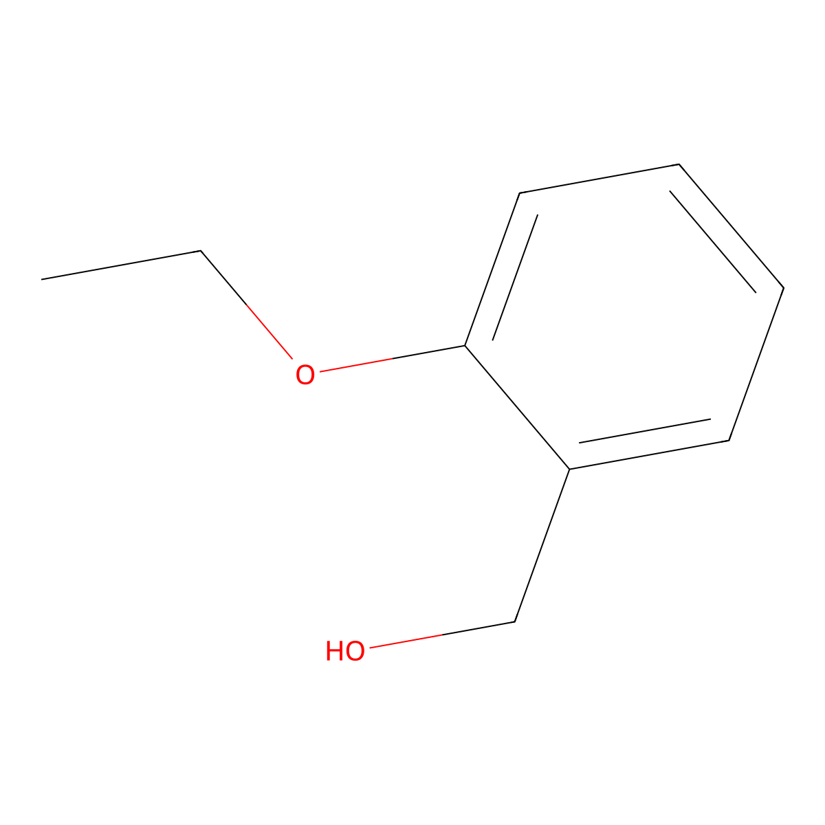 Benzenemethanol, 2-ethoxy- molecular structure, CAS 71672-75-8