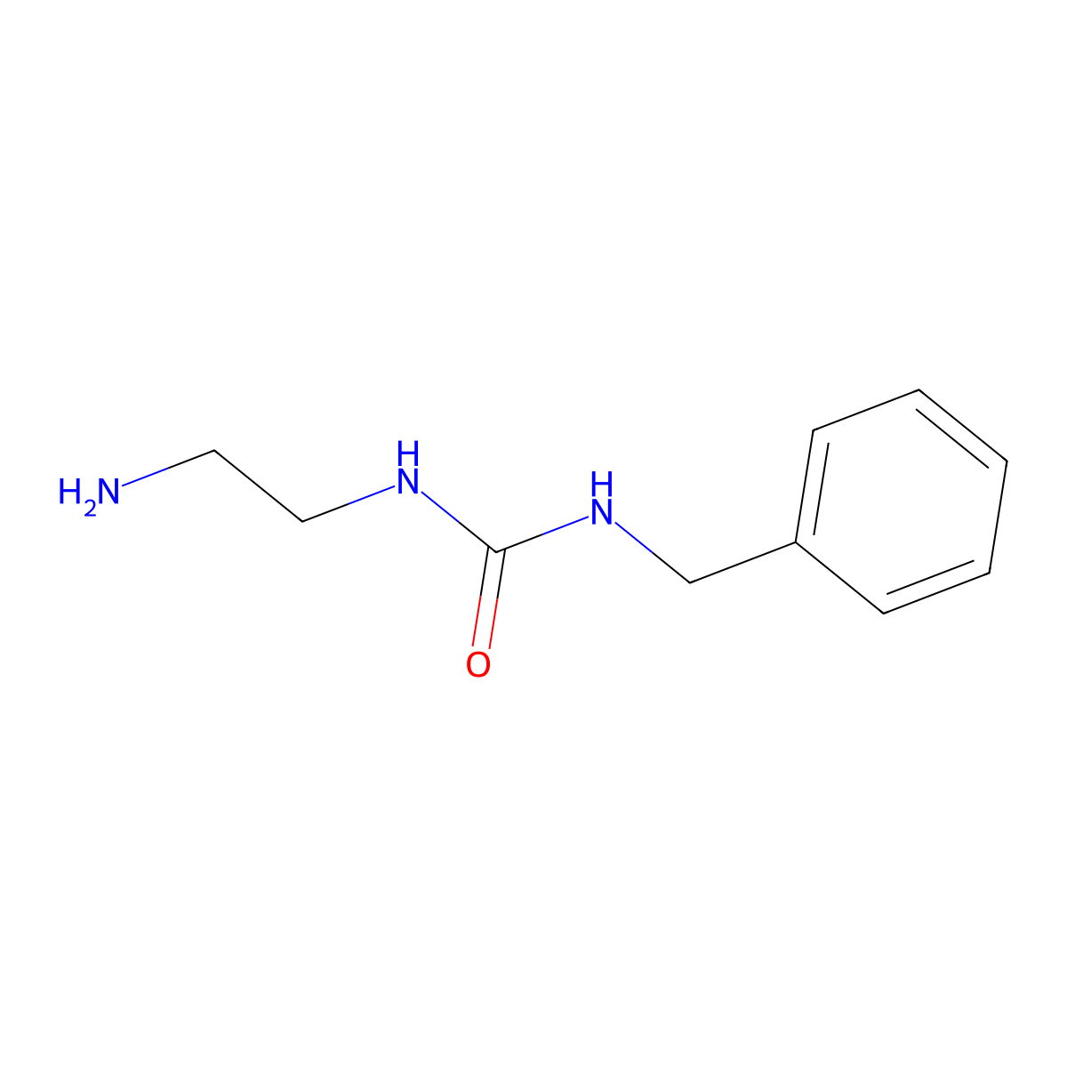 1-(2-Aminoethyl)-3-benzylurea molecular structure, CAS 71676-11-4