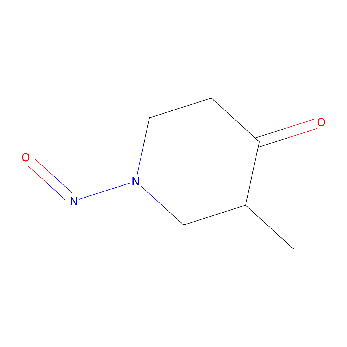 1-Nitroso-3-methyl-4-piperidone molecular structure, CAS 71677-48-0