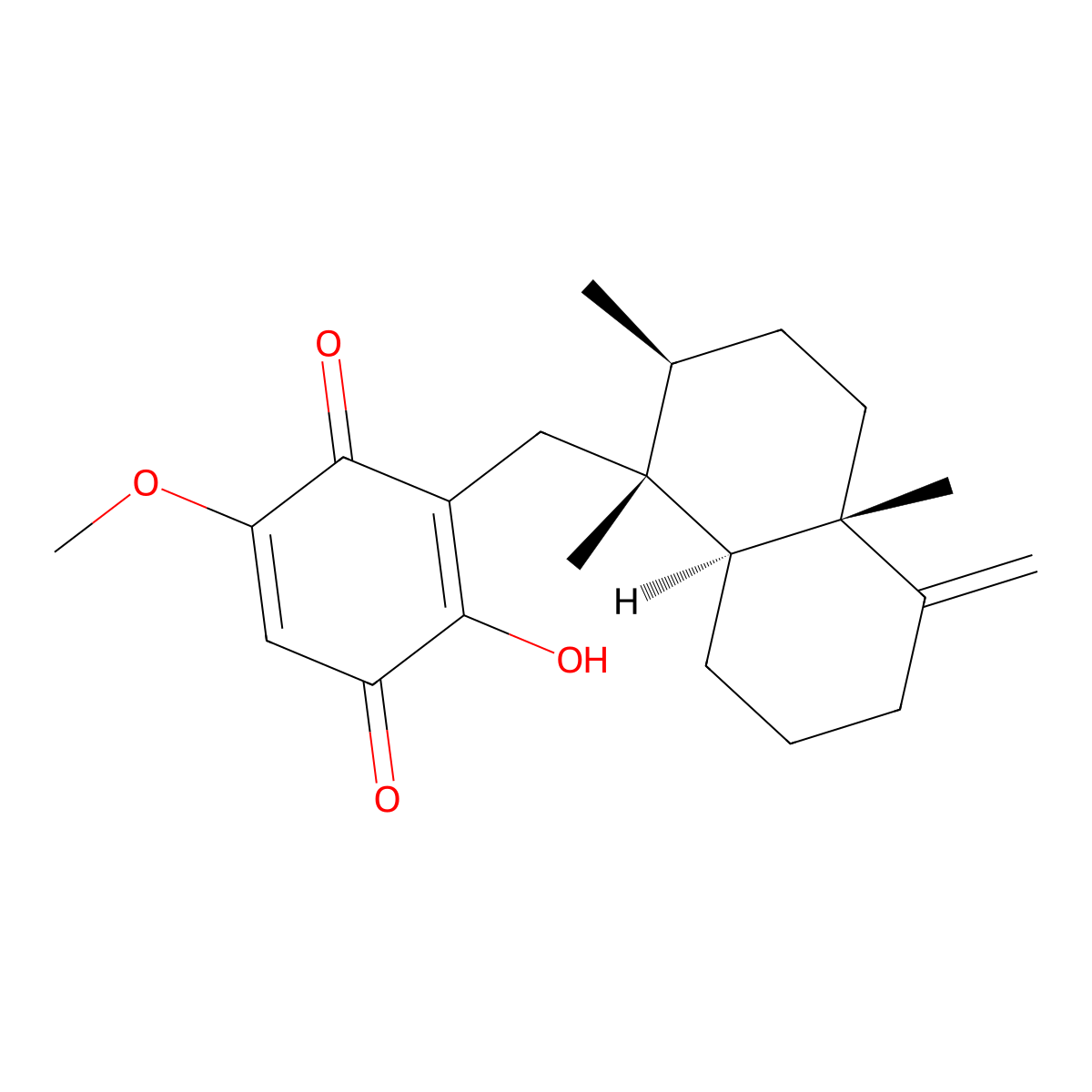 Ilimaquinone molecular structure, CAS 71678-03-0