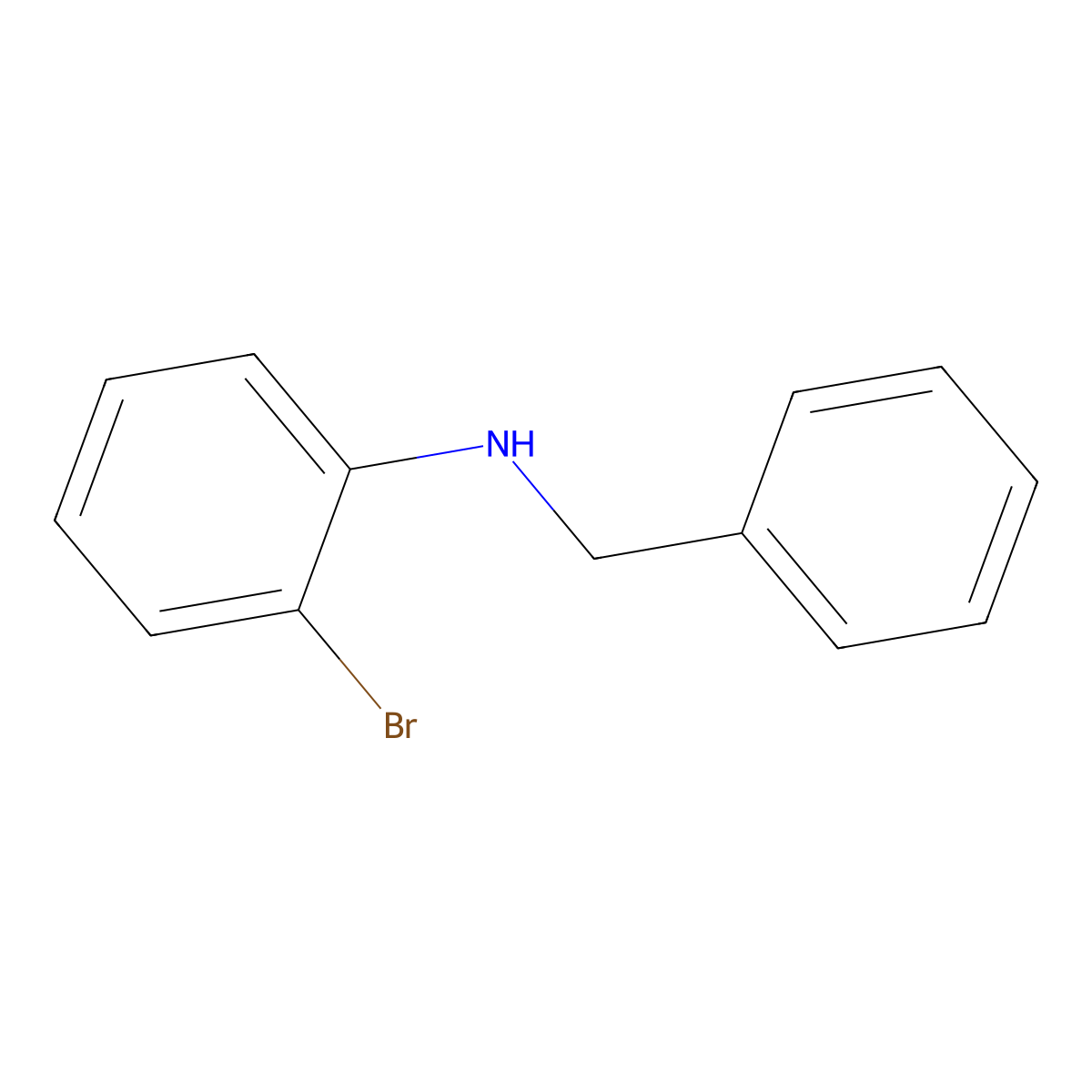 N-Benzyl-2-bromoaniline molecular structure, CAS 71687-81-5