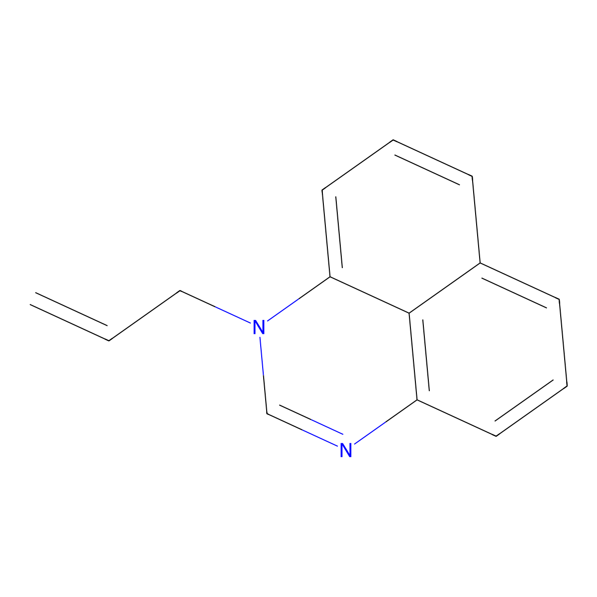 1-Prop-2-enylperimidine molecular structure, CAS 71695-13-1