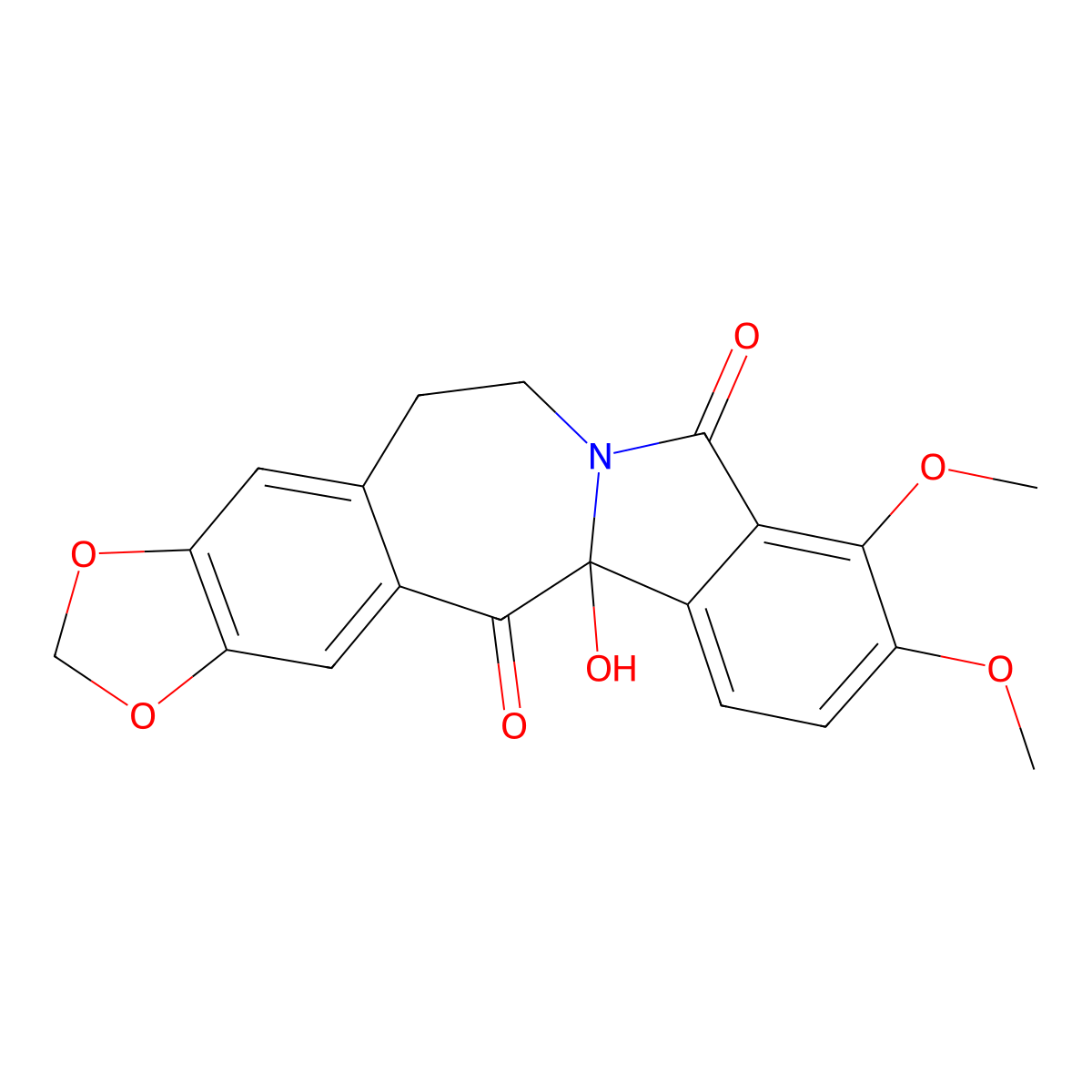 Chilenine molecular structure, CAS 71700-15-7