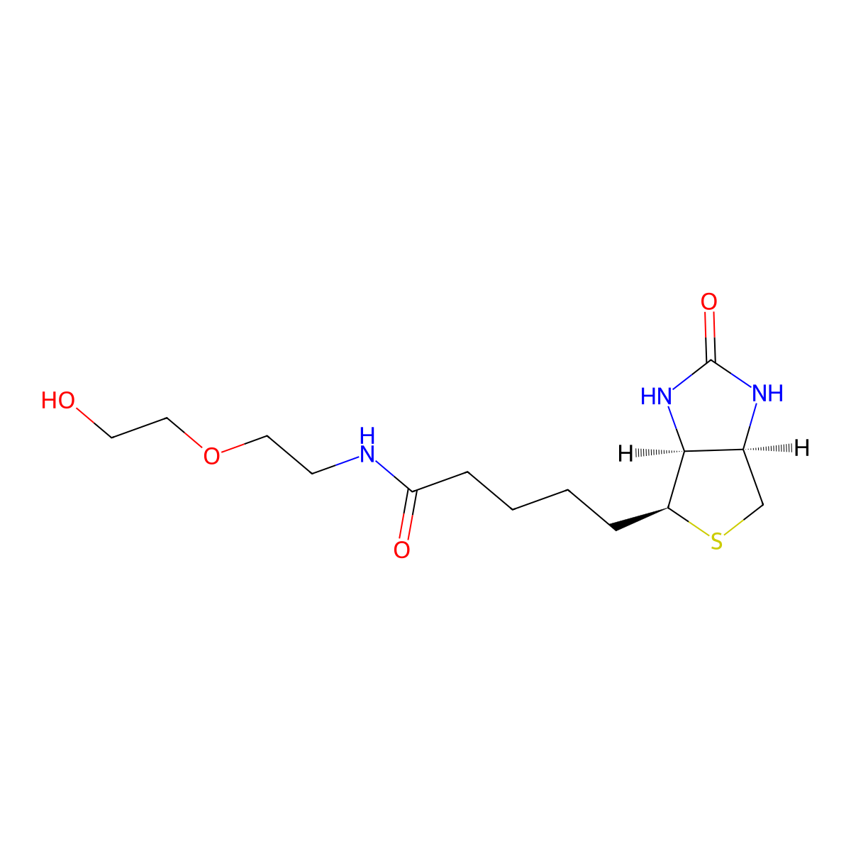 Biotin-PEG2-OH molecular structure, CAS 717119-80-7